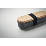 MILE - RPET vilten etui met deksel