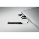 CURRENT - USB 4-poorts hub 19 cm