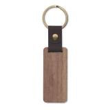 NAWKEY - Sleutelhanger notenhout en PU
