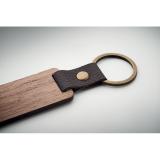 NAWKEY - Sleutelhanger notenhout en PU