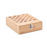 CHESSET - Schaakbord wijn set