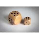 DADIN - Schima houten dobbelsteen 3cm