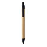 ITEA COLOUR - Bamboe balpen met drukknop