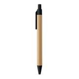 ITEA COLOUR - Bamboe balpen met drukknop