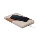 CORTONA - A5 notitieboek met lader 15W