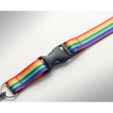 BOWYARD - Regenboog RPET sleutelkoord