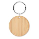 ROUNDBOO - Ronde bamboe sleutelhanger