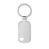 CORAZON - Metalen sleutelhanger, hartje