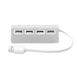 ALUHUB - USB hub 4 poorten