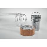 BATUMI GLASS - Dubbelwandige glazen fles 400ml