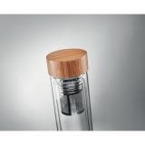 BATUMI GLASS - Dubbelwandige glazen fles 400ml