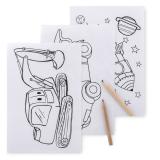 FOLDER2 GO - Kleurset met 6 potloden