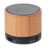 ROUND BAMBOO - Draadloze luidspreker