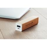 POWERBAM - 2200 mAh Bamboe powerbank