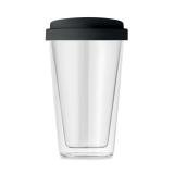BIELO TUMBLER - Dubbelwandig glas met deksel
