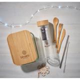 TUNDRA LUNCHBOX - Lunchbox glas bamboe deksel9000