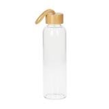 Glazen fles met hoes "Bamboo" 0,55 l