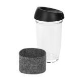 Glazen koffiebeker "Cristallo", groot