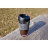 Glazen koffiebeker "Cristallo", groot