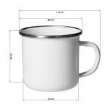 Emaille mok "Cozy" 300 ml, Subli