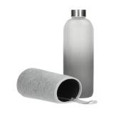 Glazen fles met hoes Iced 1,0 l