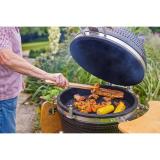 De tekst ist korrekt in die niederländische Sprache übersetzt. Hier ist der Text unverändert: Houten barbecuetang Opener met fle