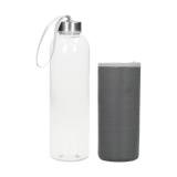 Glazen fles met hoes "Pure", 0,7l