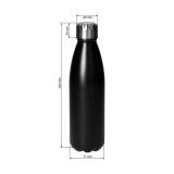 Edelstalen fles "Colare", 0,70 l, enkelwandig