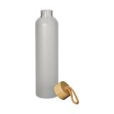 Glazen fles Bamboo 750 ml, mat