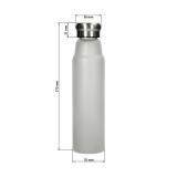 Glazen fles Life 700 ml, mat