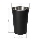 Edelstalen beker "Metallo", 500 ml