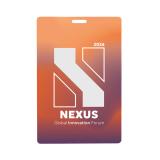 BADLARGE - Lanyard badge 120 x 80 mm
