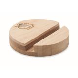 GROW ROUND STAND - Berkenhouten telefoonhouder - 