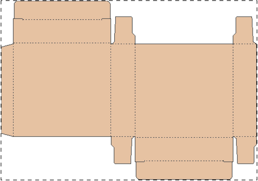 Aangepaste kraft kartonnen doos